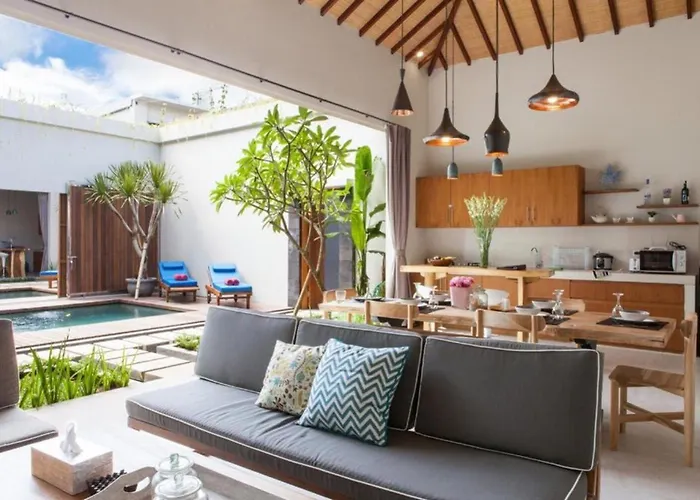 ベッド・アンド・ブレックファスト Modern Tropical 2br In Seminyak Kuta With Pool & Garden