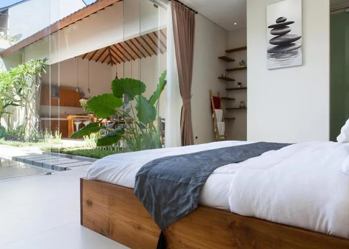 ベッド・アンド・ブレックファスト Modern Tropical 2br In Seminyak Kuta With Pool & Garden